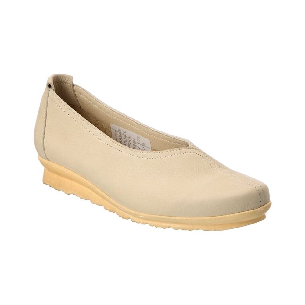 Arche Barene Leather Flat, Brown